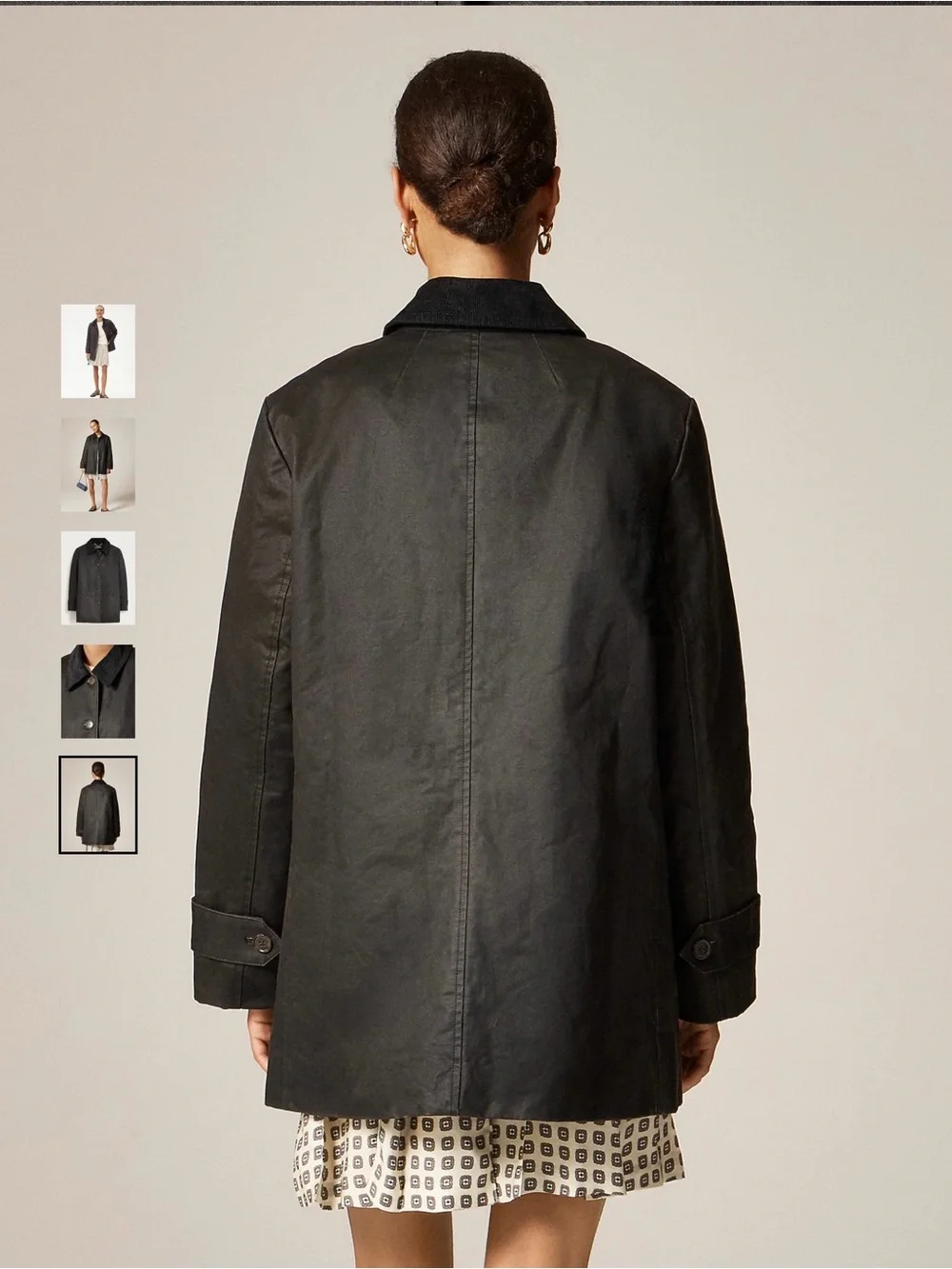 J. Crew Coated Barn Jacket NWT Sz Large